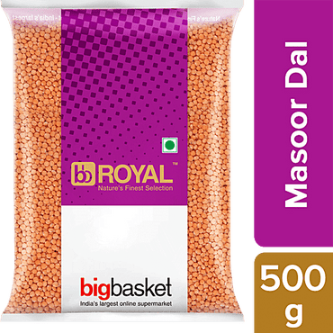 bb Royal Masoor Dal/Mysore Bele, 500 g Pouch - GROFOO