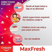 Colgate MaxFresh Anticavity Toothpaste Gel - Spicy Fresh, 80 g - GROFOO