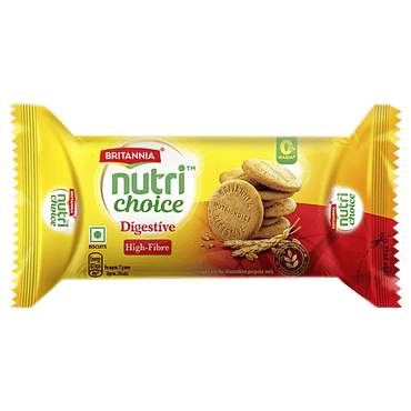 Britannia Nutri Choice Digestive High Fibre Biscuits, 100 g - GROFOO