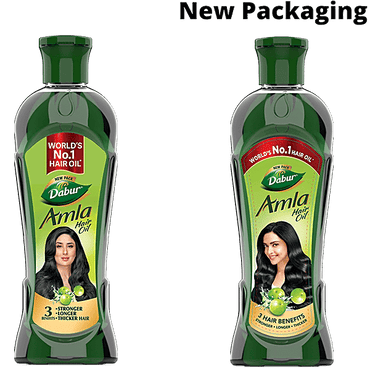 Dabur Amla Hair Oil - For Stronger, Longer & Thicker Hair, Rich In Vitamin C, 90 ml - GROFOO