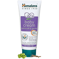 Himalaya Baby Cream - Extra Soft &amp; Gentle, Paraben Free, 50 ml Tube - GROFOO