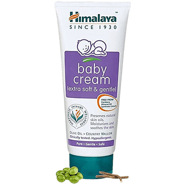 Himalaya Baby Cream - Extra Soft &amp; Gentle, Paraben Free, 50 ml Tube - GROFOO