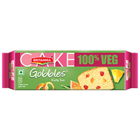 Britannia Gobbles 100% Veg Bar Cake, 60 g - GROFOO