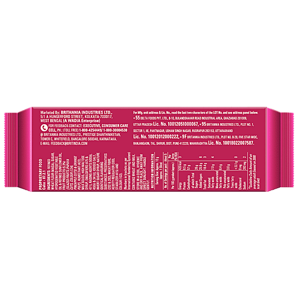 Britannia Gobbles 100% Veg Bar Cake, 60 g - GROFOO