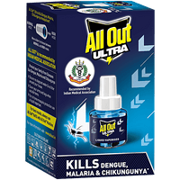 All Out Ultra Liquid Vaporizer Mosquito Repellent Refill - Kills Dengue, Malaria, &amp; Chikungunya Mosquitoes, 45 ml - GROFOO