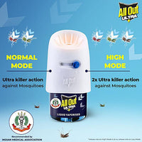 All Out Ultra Liquid Vaporizer Mosquito Repellent Refill - Kills Dengue, Malaria, &amp; Chikungunya Mosquitoes, 45 ml - GROFOO