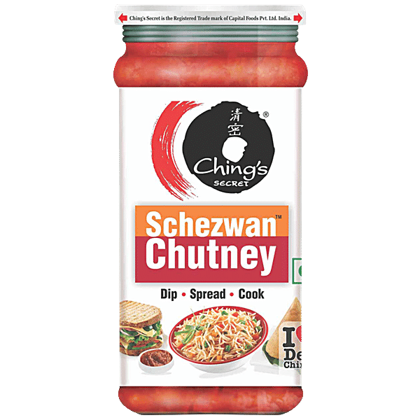 Ching's Secret Schezwan Chutney, 250 g Jar - GROFOO