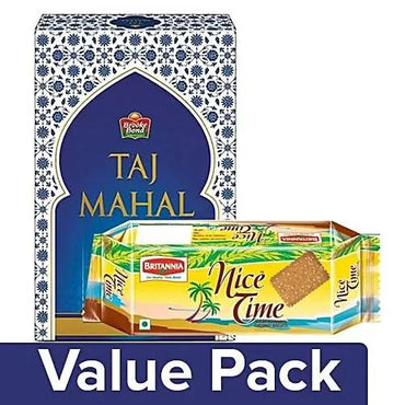 TAZ MAHAL TEA 500GM WITH 1PC NICE TIME FREE - GROFOO