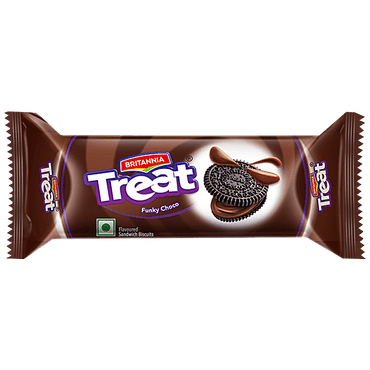 Britannia Treat - Funky Choco Biscuits, 12x60 g Multipack - GROFOO