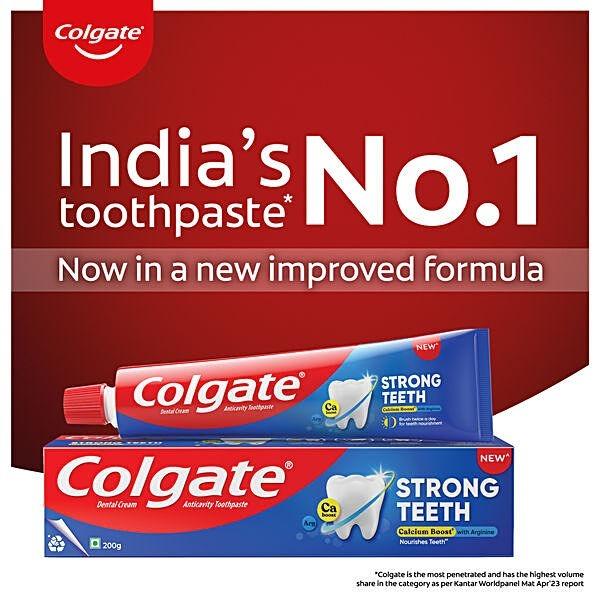 Colgate Strong Teeth Anticavity Toothpaste, 36 g - GROFOO