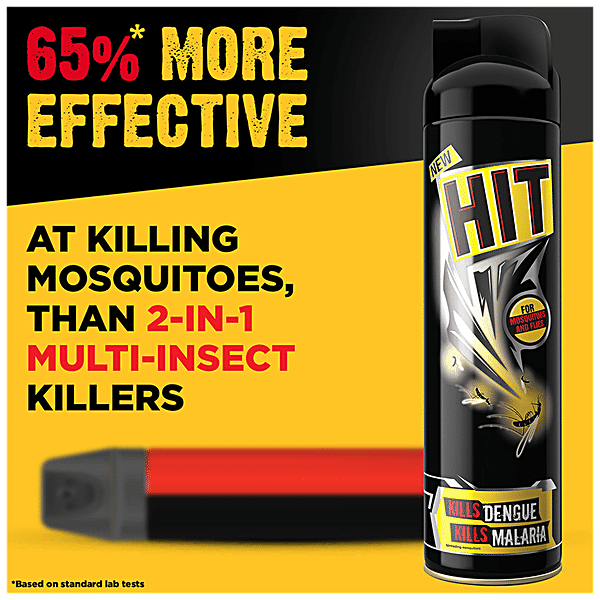 HIT Mosquito & Fly Killer Spray, 200 ml - GROFOO