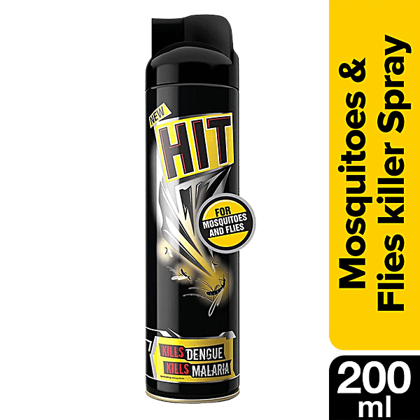 HIT Mosquito & Fly Killer Spray, 200 ml - GROFOO