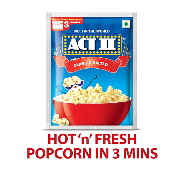 ACT II Classic Salted Popcorn, 30 g Pouch - GROFOO