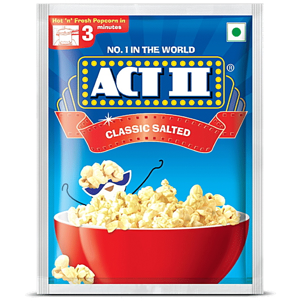 ACT II Classic Salted Popcorn, 30 g Pouch - GROFOO