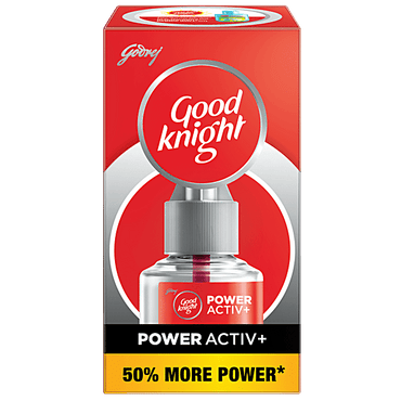 Good knight Power Activ+ Liquid Vapouriser Mosquito Repellent Refill, 45 ml - GROFOO