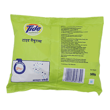 Tide Naturals Detergent Powder - Lemon & Chandan, 500 g - GROFOO