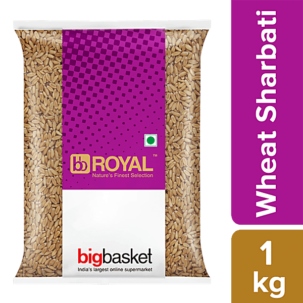 Wheat - Sharbati, 1 kg Pouch - GROFOO