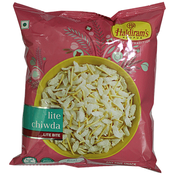 Haldiram's Namkeen Lite Chiwda, 200 g Pouch - GROFOO