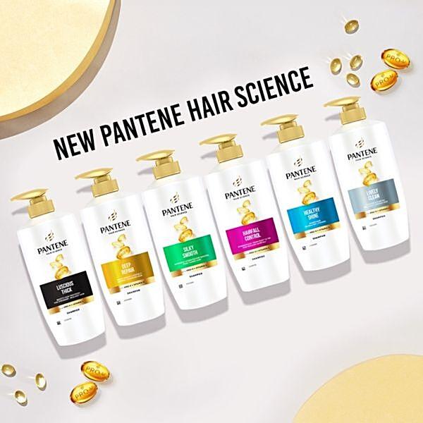 PANTENE Hair Science Lively Clean Shampoo, 650 ml Bottle - GROFOO