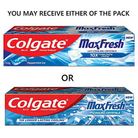 Colgate MaxFresh Blue Gel Anticavity Toothpaste - Peppermint Ice, 81 g - GROFOO