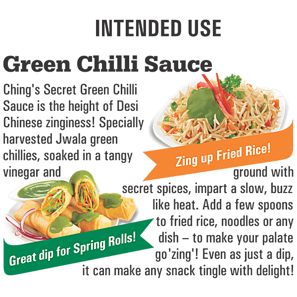 Ching's Secret Secret Green Chilli Sauce, 90 g - GROFOO