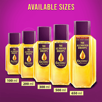 Bajaj Almond Drops Non-Sticky Hair Oil - For Healthy & Beautiful Hair, With 6X Vitamin E Nourishment, 45 ml - GROFOO