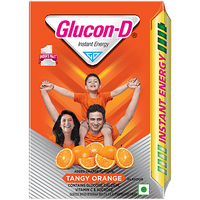 Glucon-D Instant Energy Nutrition Drink - Tangy Orange, 200 g Refill - GROFOO