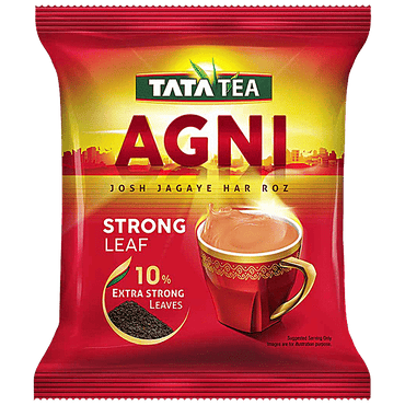 Tata Tea Agni Special Blend Tea - 10% Extra Strong Leaves, Perfect Aroma & Taste, 250 g Pack - GROFOO