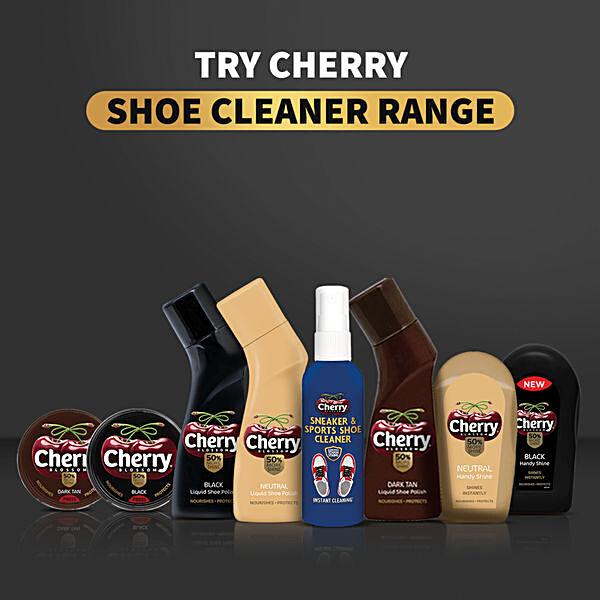 Cherry Blossom Wax Shoe Polish, Black, 40 g - GROFOO