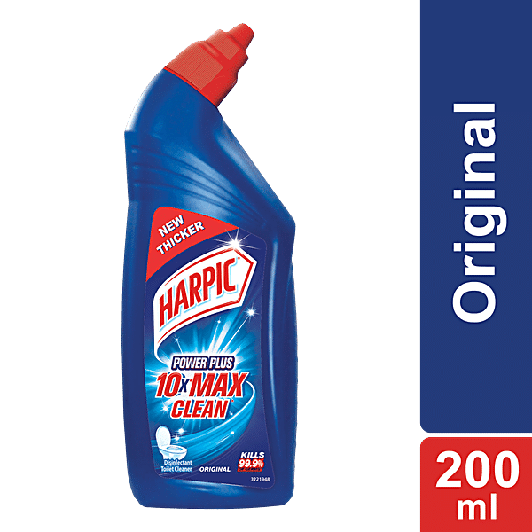 Harpic Disinfectant Toilet Cleaner Liquid, Original, 200 ml - GROFOO