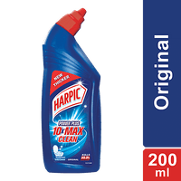 Harpic Disinfectant Toilet Cleaner Liquid, Original, 200 ml - GROFOO