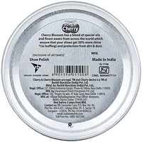 Cherry Blossom Wax Shoe Polish, Black, 15 g - GROFOO