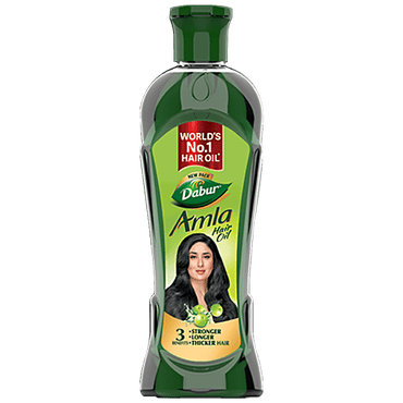 Dabur Amla Hair Oil - For Stronger, Longer & Thicker Hair, Rich In Vitamin C, 180 ml - GROFOO