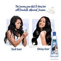 Parachute  Advansed Jasmine Coconut Hair Oil With Vitamin E - Non-Sticky, For Healthy Shiny Hair, 90 ml Bottle - GROFOO