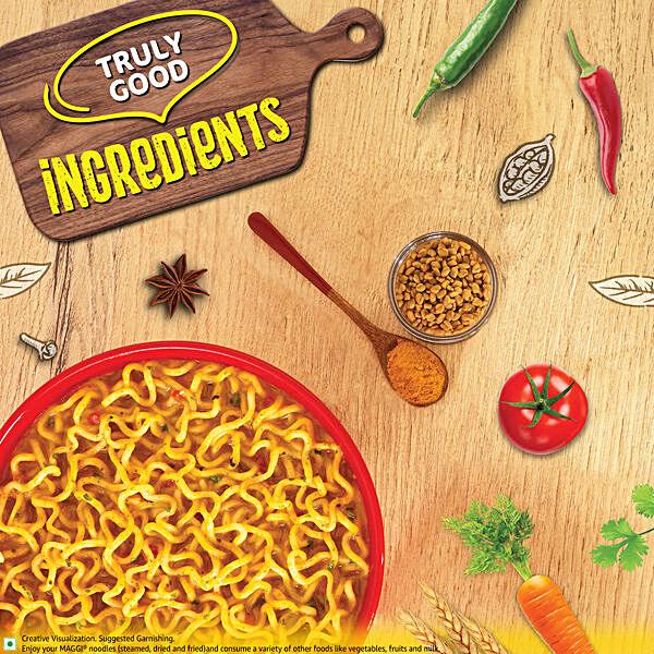 MAGGI  2-Minute Instant Noodles - Masala, 280 g Pouch - GROFOO