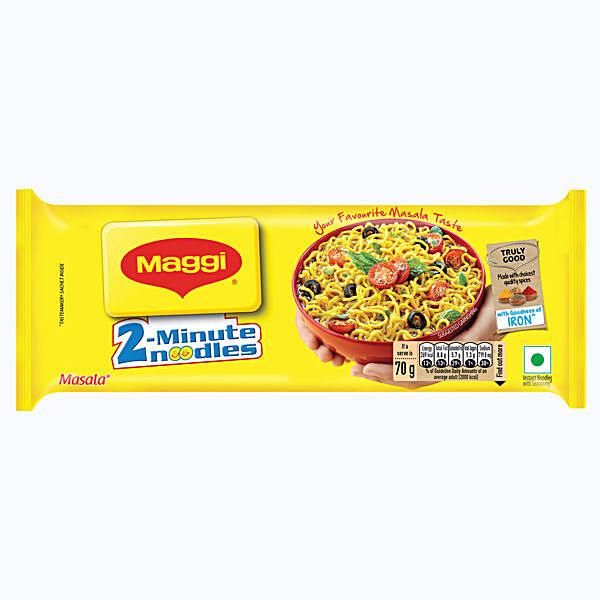 MAGGI  2-Minute Instant Noodles - Masala, 280 g Pouch - GROFOO