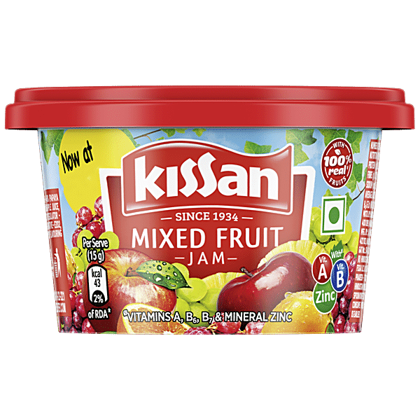 Kissan Mixed Fruit Jam, 90 g - GROFOO