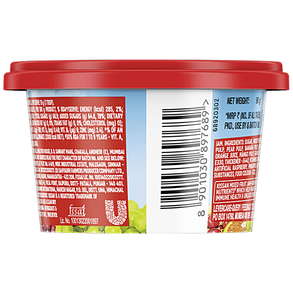 Kissan Mixed Fruit Jam, 90 g - GROFOO