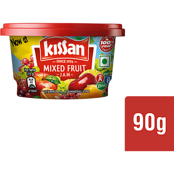 Kissan Mixed Fruit Jam, 90 g - GROFOO