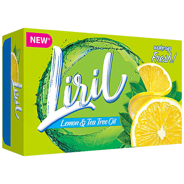 Liril Lemon & Tea Tree Oil Soap, 75 g carton - GROFOO