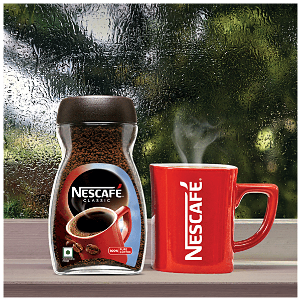 Nescafe  Classic 100% Pure Instant Coffee Powder, 24 g Jar - GROFOO