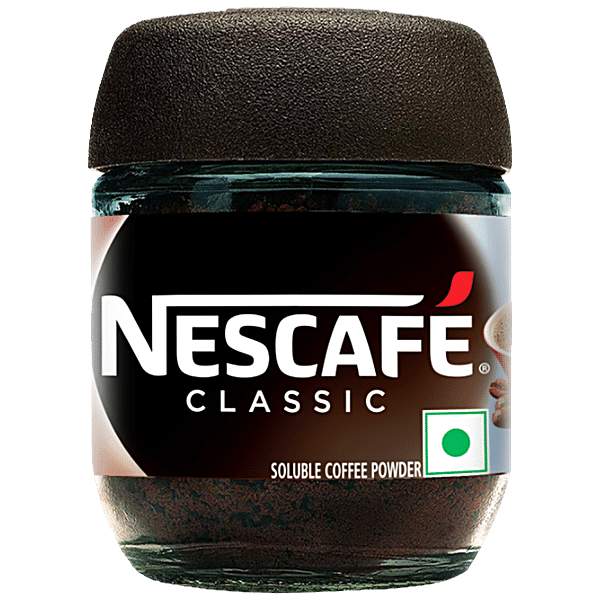 Nescafe  Classic 100% Pure Instant Coffee Powder, 24 g Jar - GROFOO