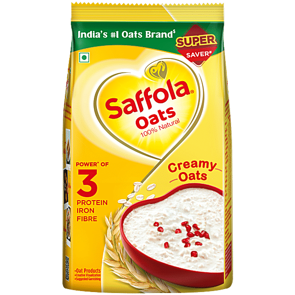 Saffola Oats, 500 g Pouch - GROFOO