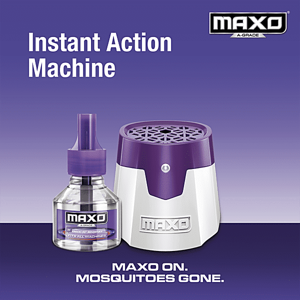 Maxo Mosquito Repellent A Grade Combi Globe Machine + Refill, 45 ml - GROFOO