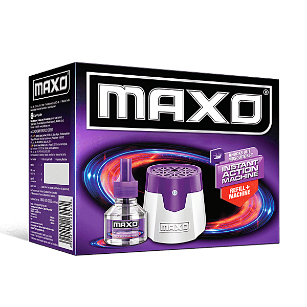 Maxo Mosquito Repellent A Grade Combi Globe Machine + Refill, 45 ml - GROFOO