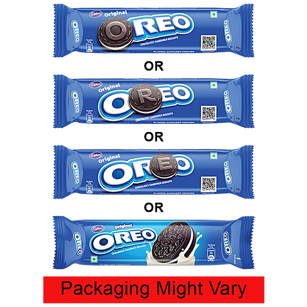 Cadbury Oreo Original Chocolatey Sandwich Biscuit, 131.25 g - GROFOO