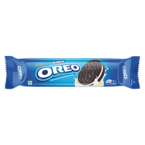 Cadbury Oreo Original Chocolatey Sandwich Biscuit, 131.25 g - GROFOO