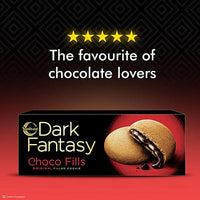 Sunfeast Dark Fantasy Choco Fills Cookie, 75 g Pouch - GROFOO