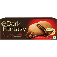 Sunfeast Dark Fantasy Choco Fills Cookie, 75 g Pouch - GROFOO