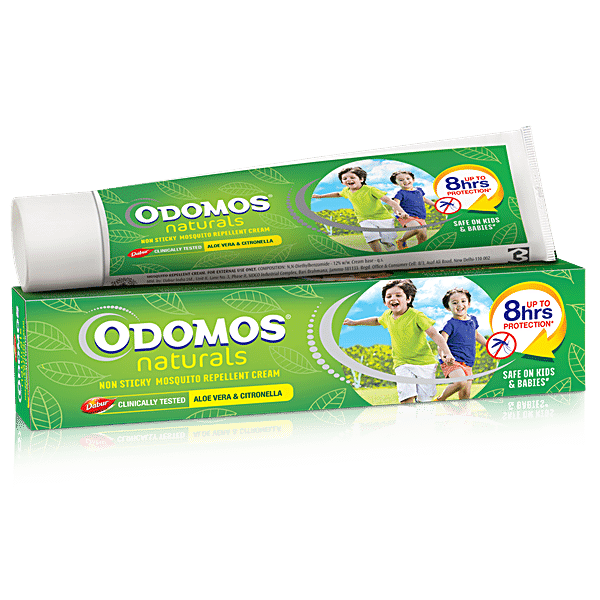 Odomos Cream - Non-Sticky Mosquito Repellent, 50 g Tube - GROFOO